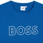 Boys Blue Logo T-Shirt, 1, hi-res