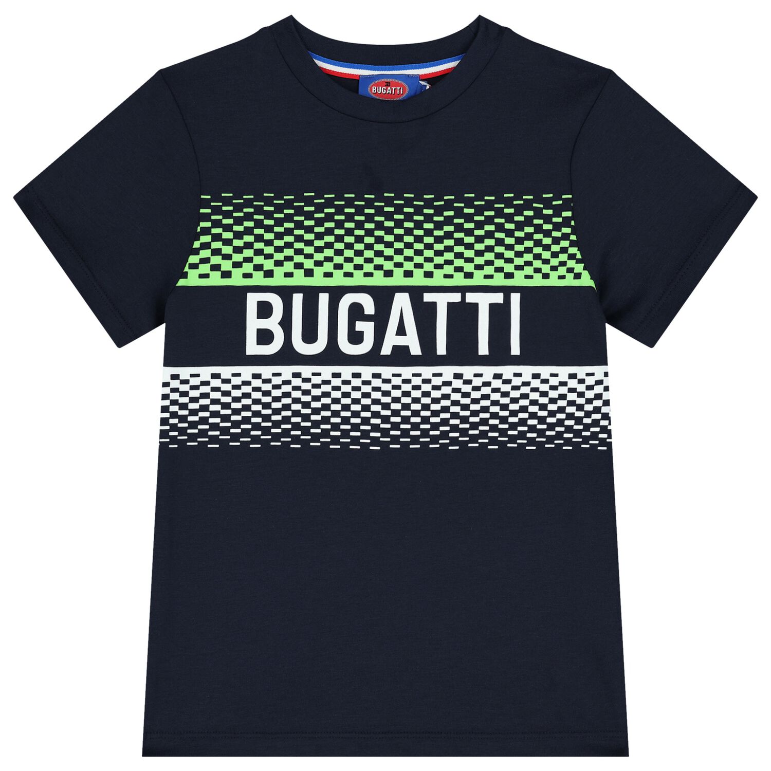 تيشيرت للأولاد بالشعار باللون الكحلي, 2, hi-res