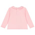 Younger Girls Pink & Blue Denim Teddy Bear Skirt Set, 1, hi-res