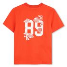 Boys Orange Logo T-Shirt, 1, hi-res