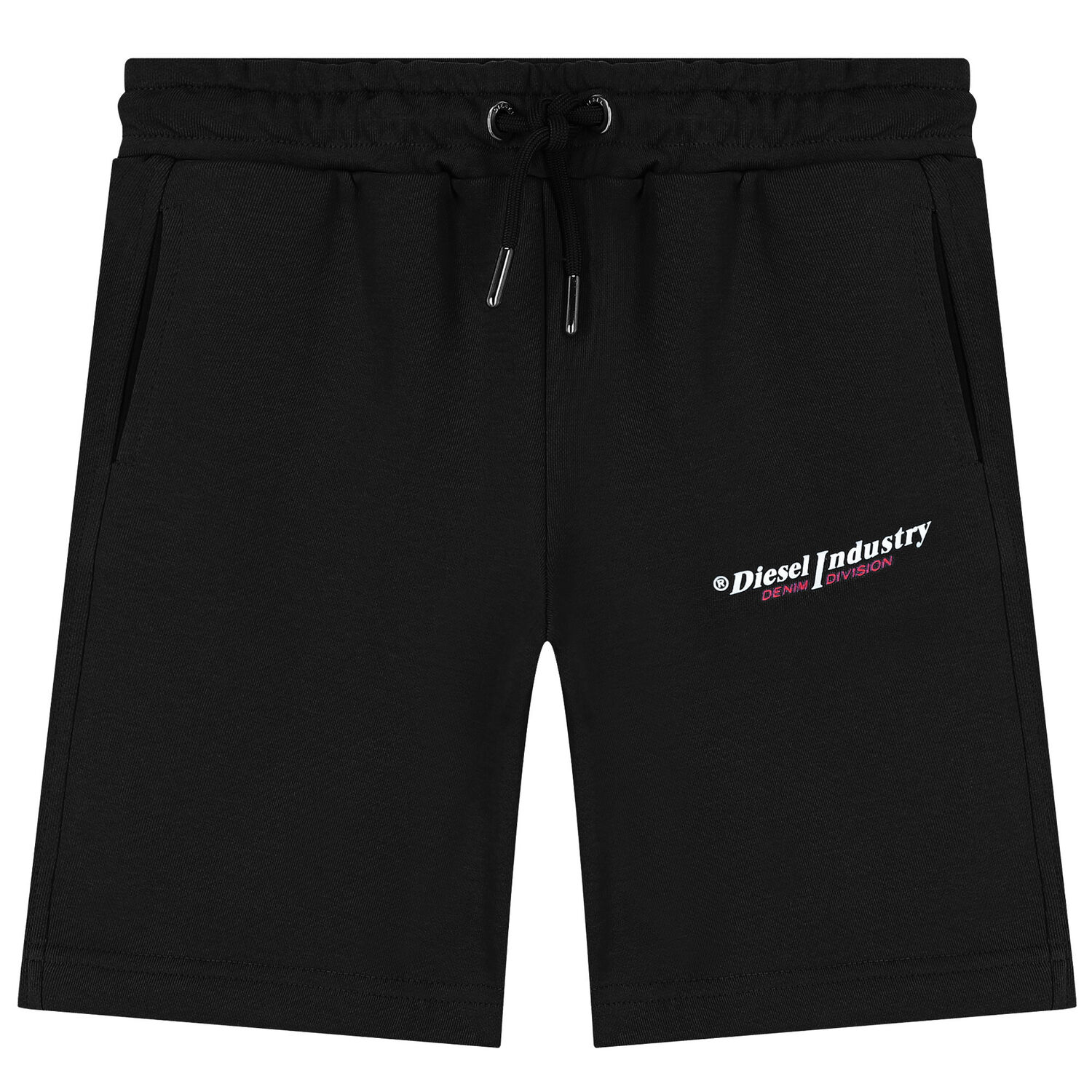 Boys Black Logo Shorts, 1, hi-res image number null