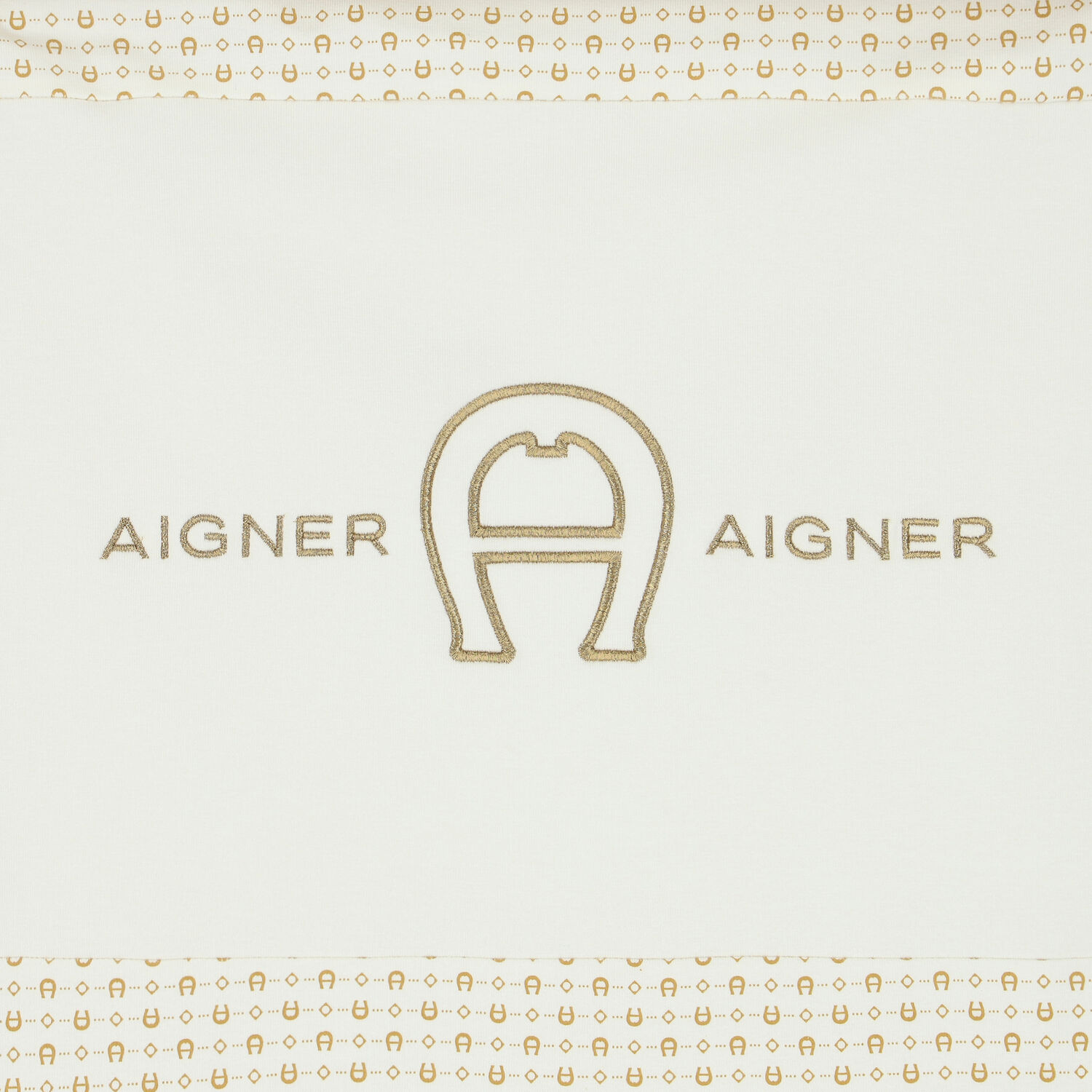 مدس بالشعار باللون العاجي والذهبي, 2, hi-res