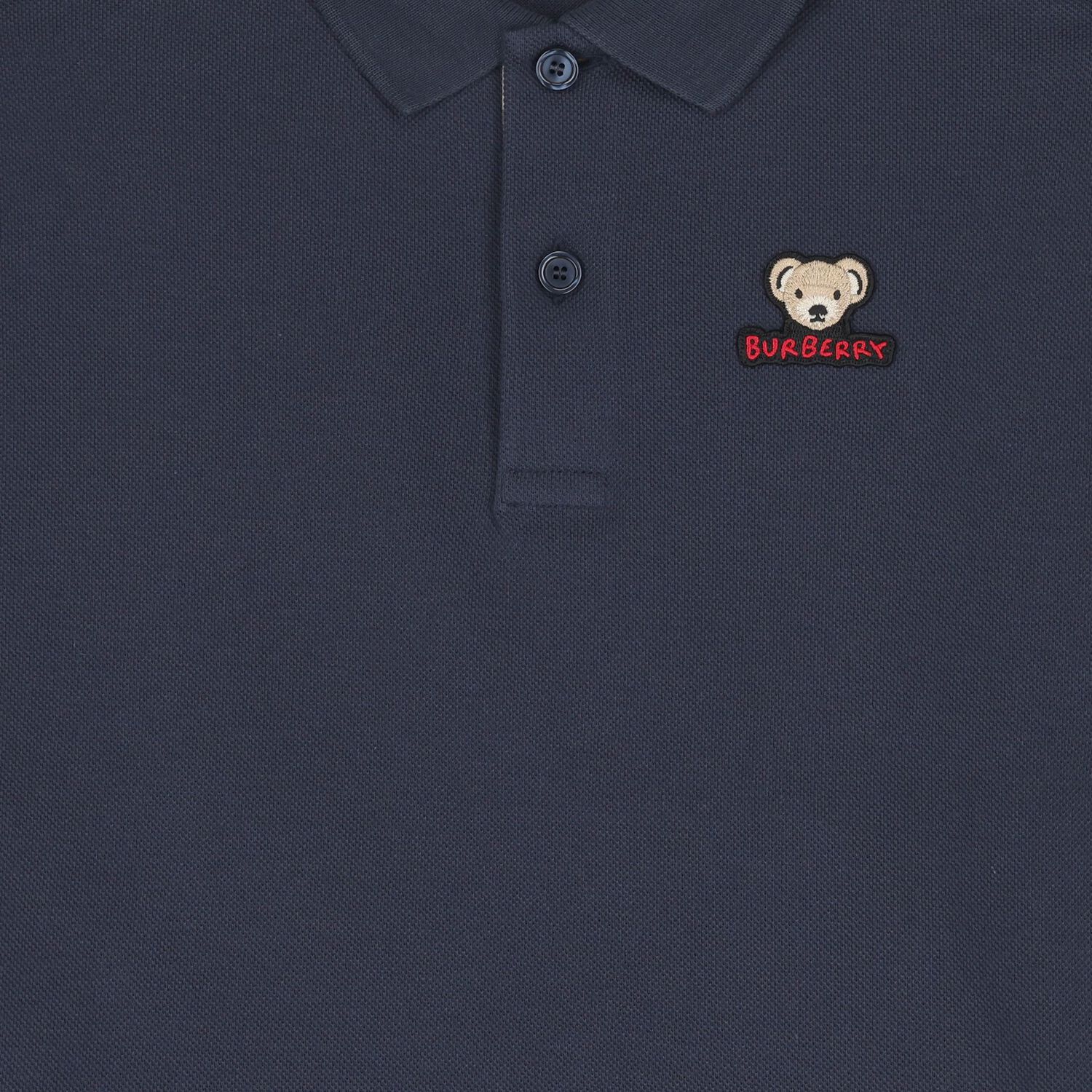Boys Blue Teddy Bear Polo Shirt , 1, hi-res image number null