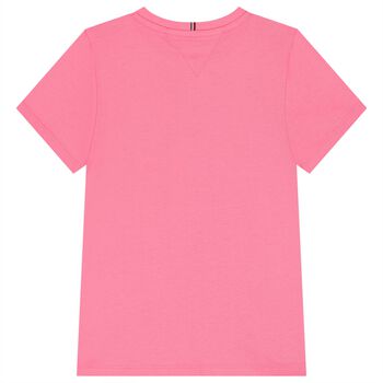 Girls Pink Logo T-Shirt