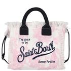 Girls White & Pink Jungle Logo Tote Bag, 1, hi-res