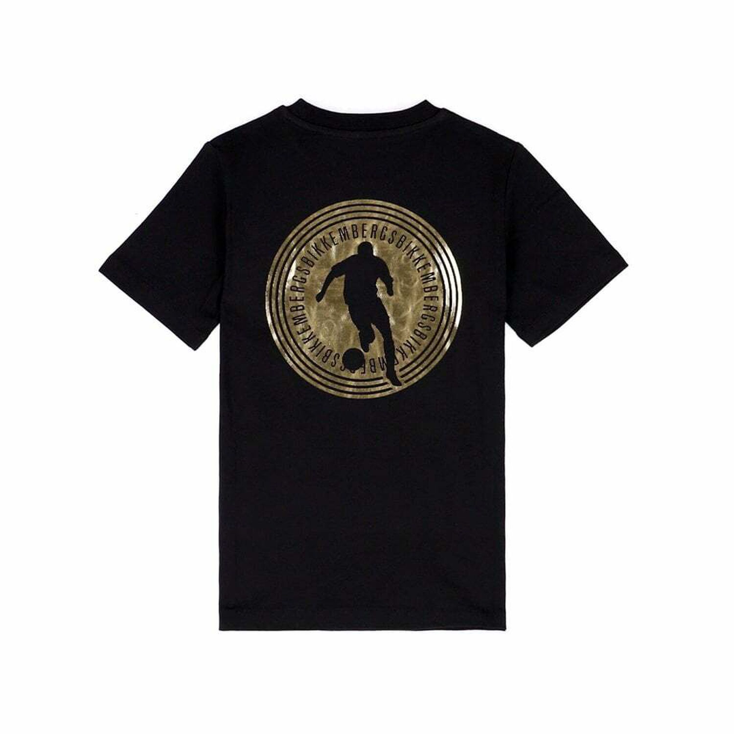 تيشيرت قطن باللون الاسود والذهبى للاولاد, 1, hi-res image number null