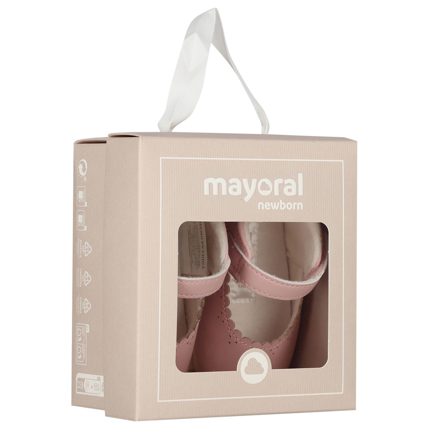Baby Girls Pink Leather Pre Walker Shoes, 1, hi-res