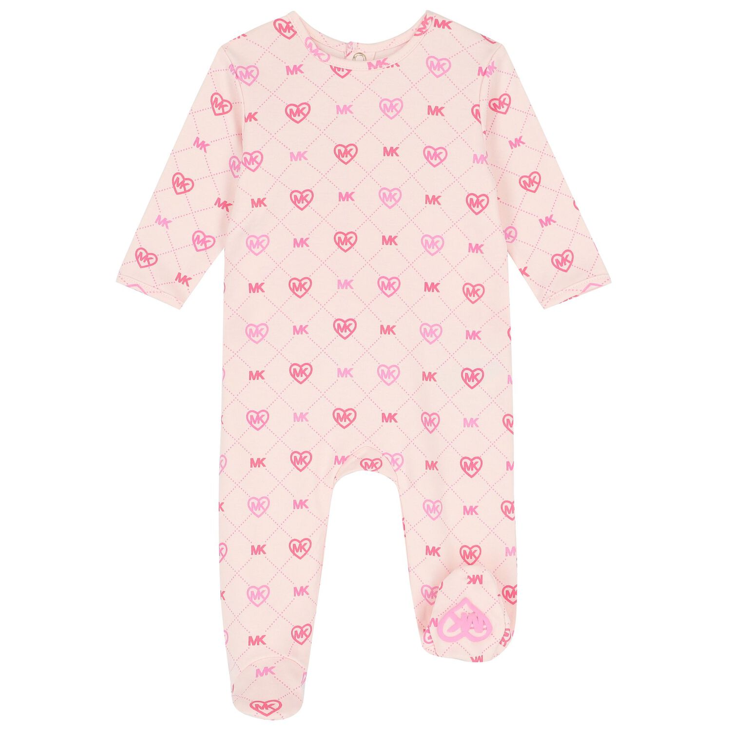 Baby Girls Pink Logo Babygrow Gift Set, 2, hi-res image number null