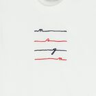 تيشيرت أبيض بشعار للأولاد, 1, hi-res