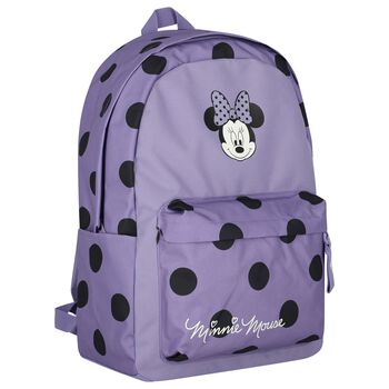 Girls Purple Minnie Mouse Disney Backpack ( 45cm )