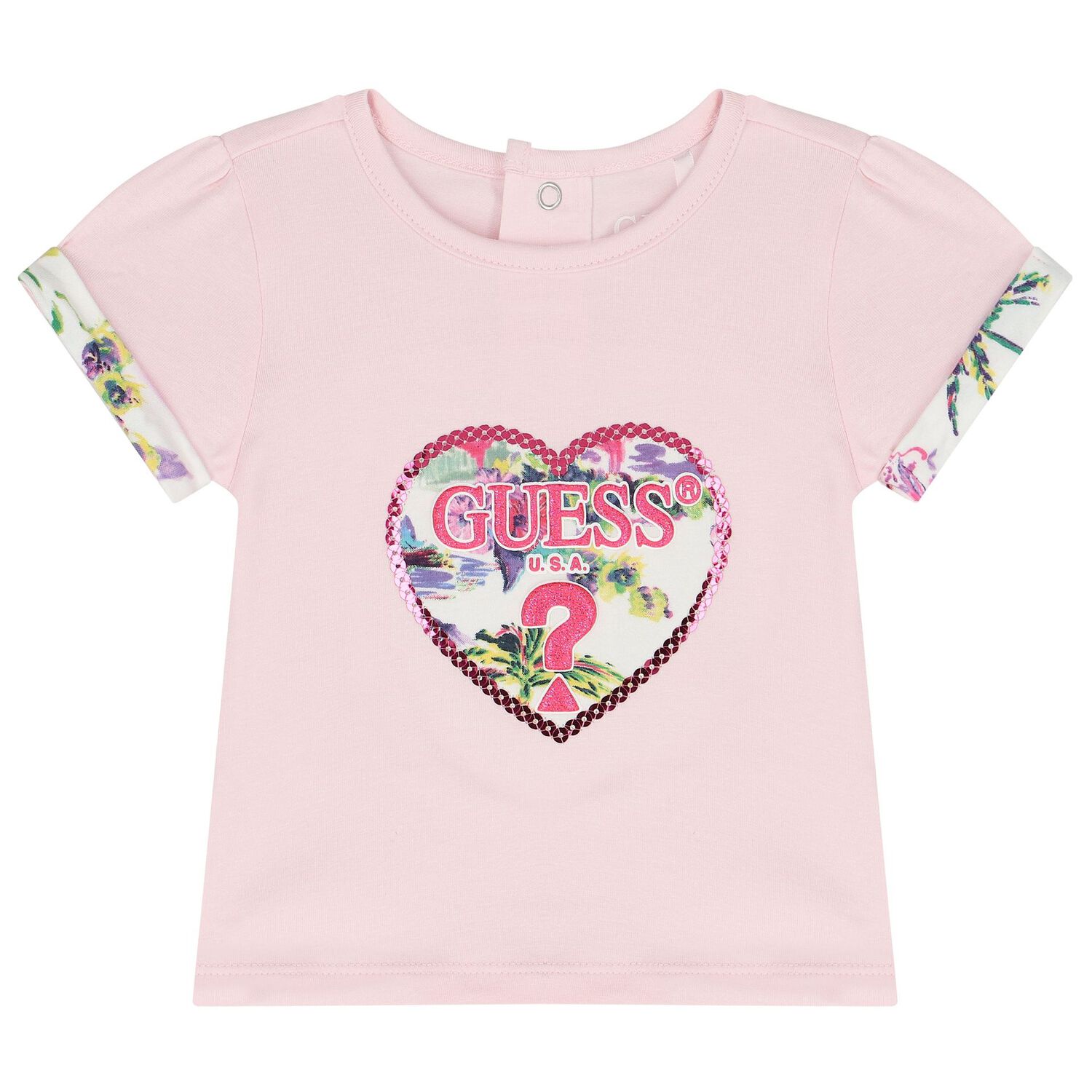 Baby Girls Botanical Print Shorts Set, 1, hi-res