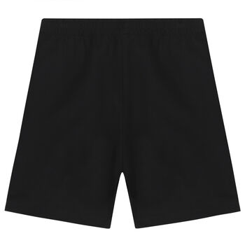 Boys Black Logo Shorts