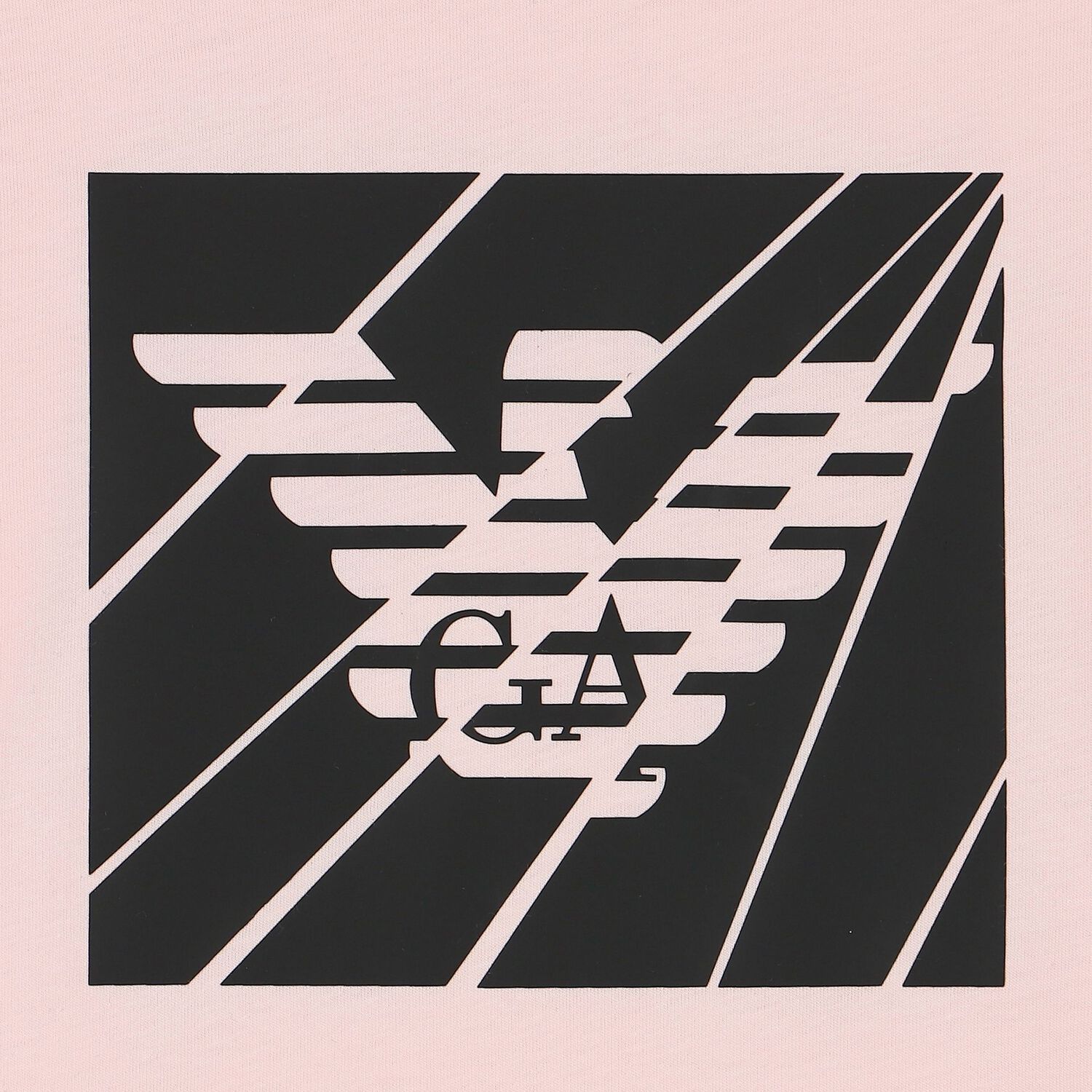 Girls Pink & Black Logo Long Sleeve Top , 2, hi-res image number null