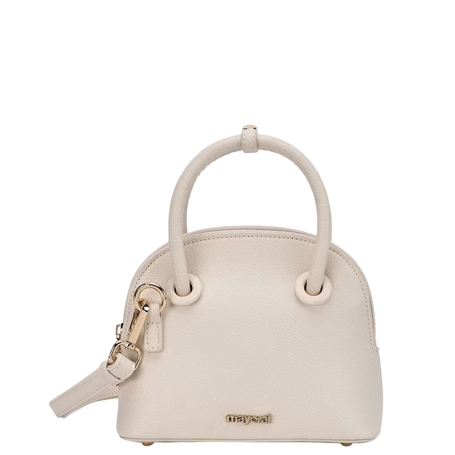 Girls Beige Logo Handbag, 2, hi-res