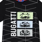 تيشيرت أولاد بالشعار باللون الأسود, 2, hi-res