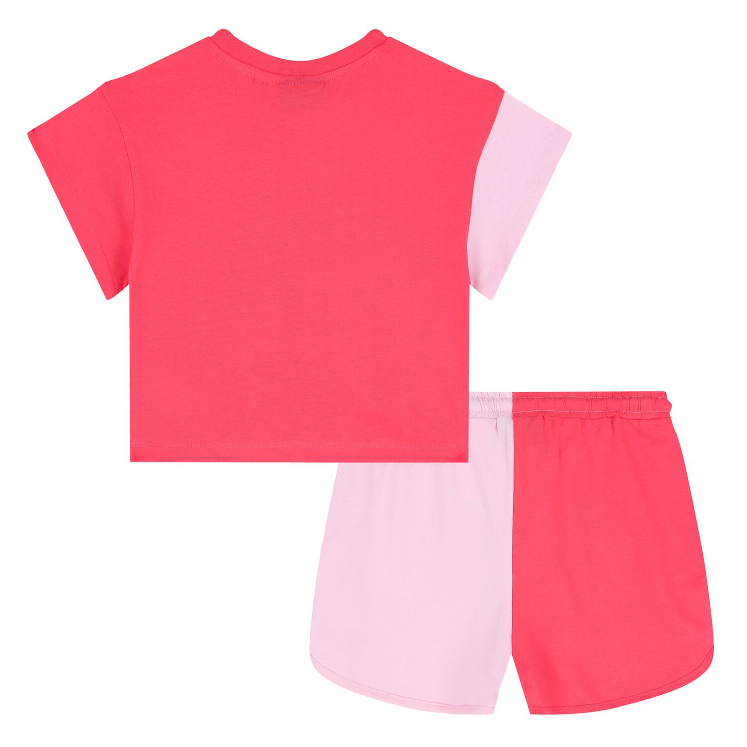 طقم بنات شورت ميني ماوس باللون الوردي, 1, hi-res