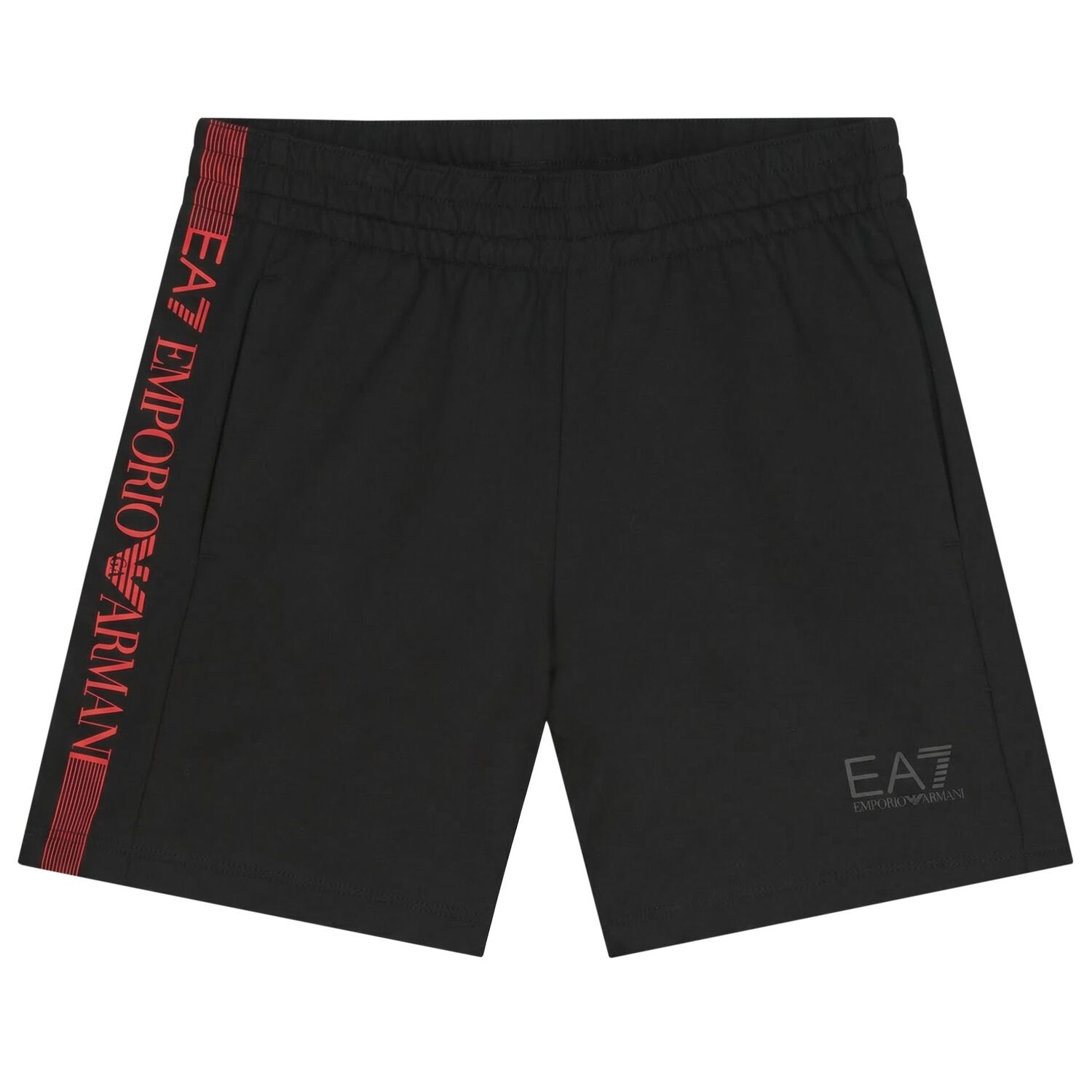 طقم شورت اولاد بالشعار باللون البيج والاسود , 2, hi-res