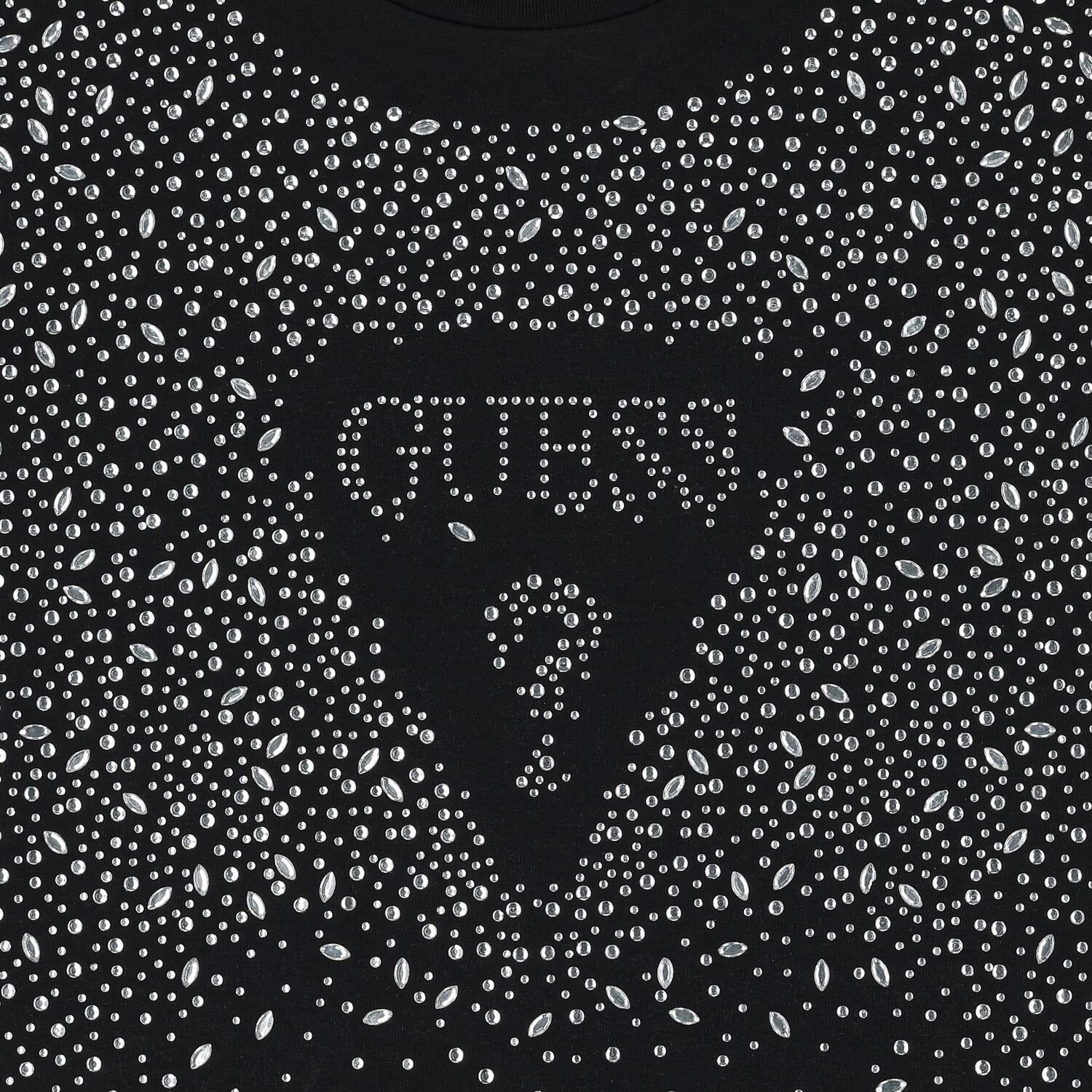 تي شيرت بنات بالشعار باللون الأسود بطبعة الديناميت, 3, hi-res