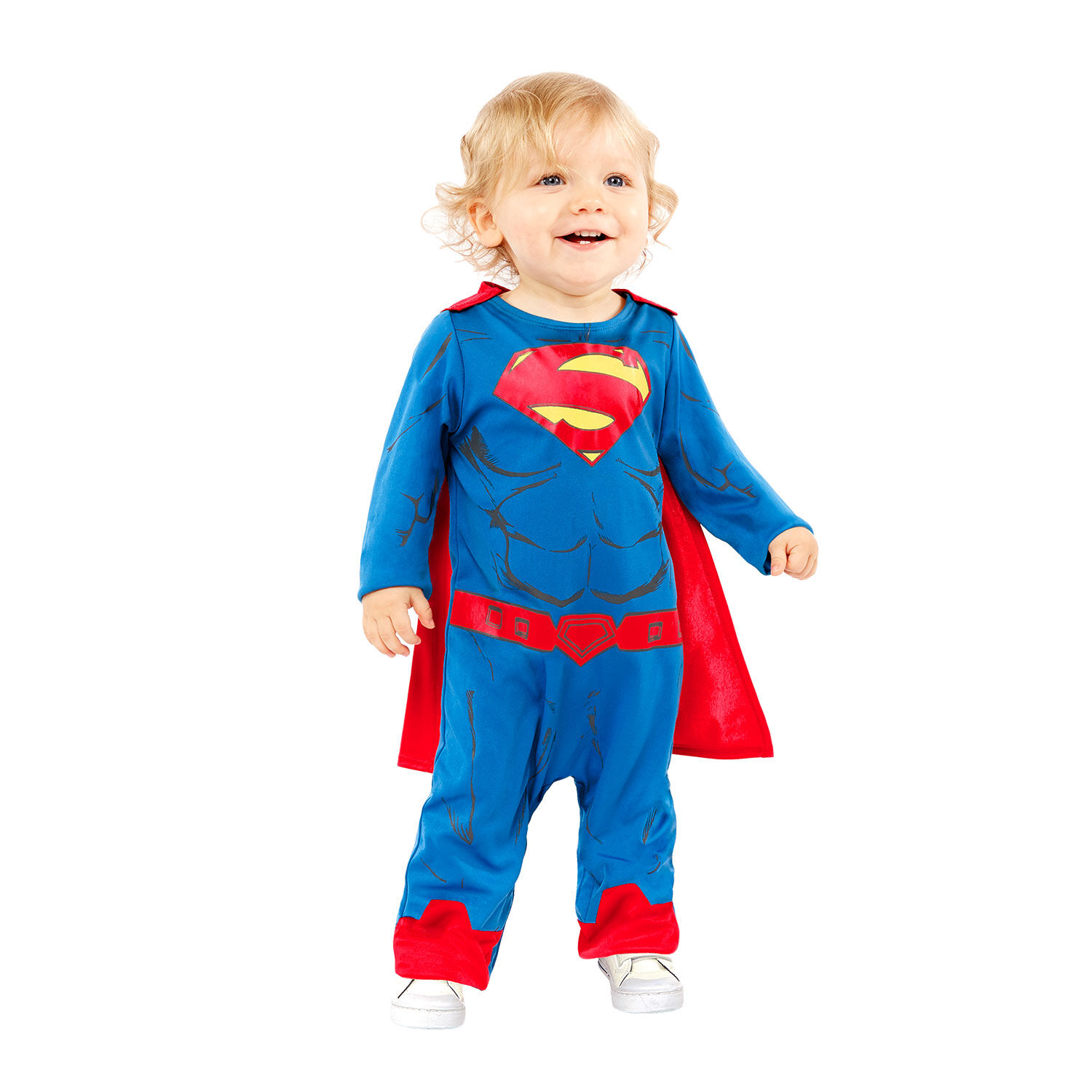 Boys Blue & Red Superman Costume, 1, hi-res