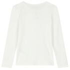 Girls White & Red Logo Skirt Set, 1, hi-res