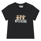 Younger Black Teddy Bear Shorts Set, 2, hi-res