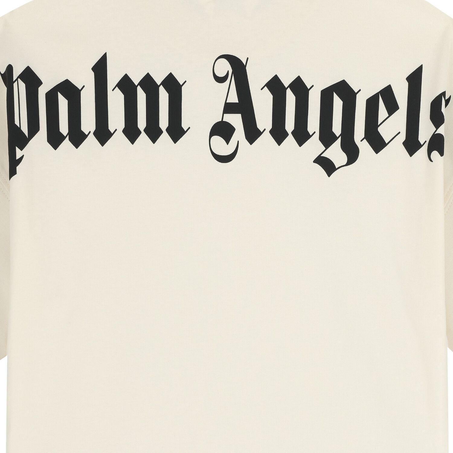 تيشيرت أولاد كبير الحجم بشعار باللون العاجي, 1, hi-res