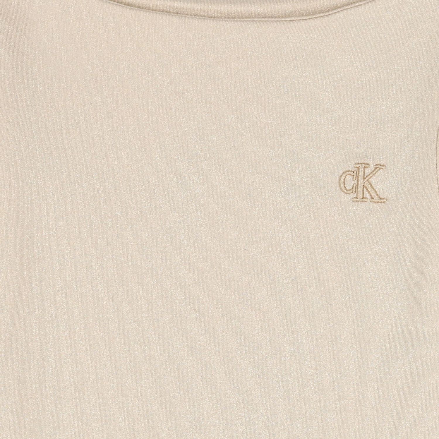 فستان بنات بالشعار باللون الذهبي , 1, hi-res