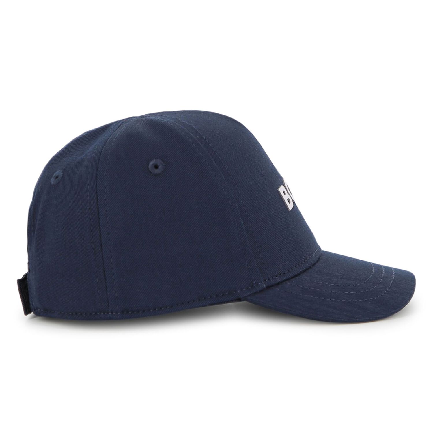 Boys Navy Blue Logo Cap, 1, hi-res