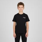 Boys Black Logo T-Shirt, 2, hi-res