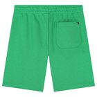 Boys Green Logo Shorts, 3, hi-res