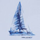 قميص أزرق بشعار للأولاد, 2, hi-res