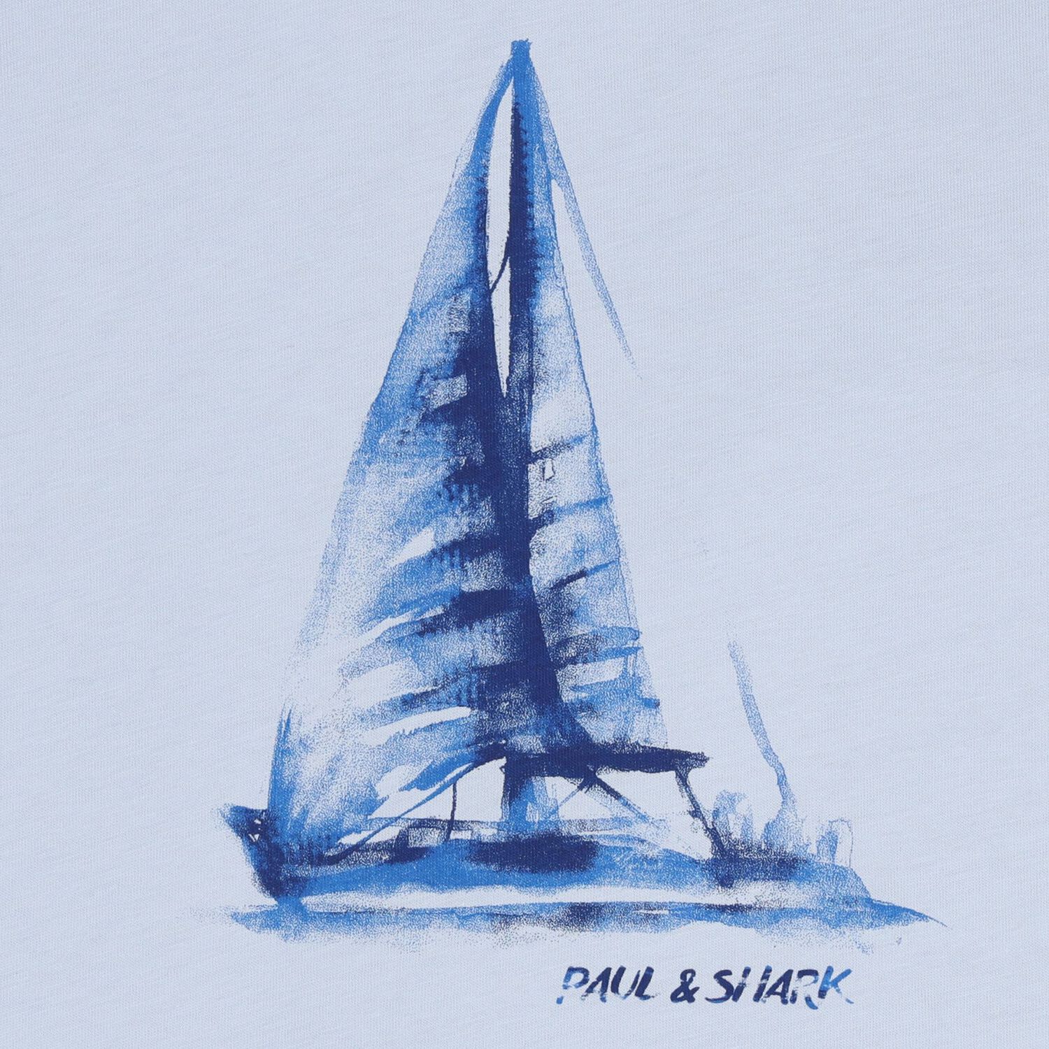 قميص أزرق بشعار للأولاد, 2, hi-res