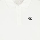 Boys White Logo Polo Shirt, 1, hi-res