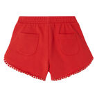 Girls Red Shorts, 4, hi-res