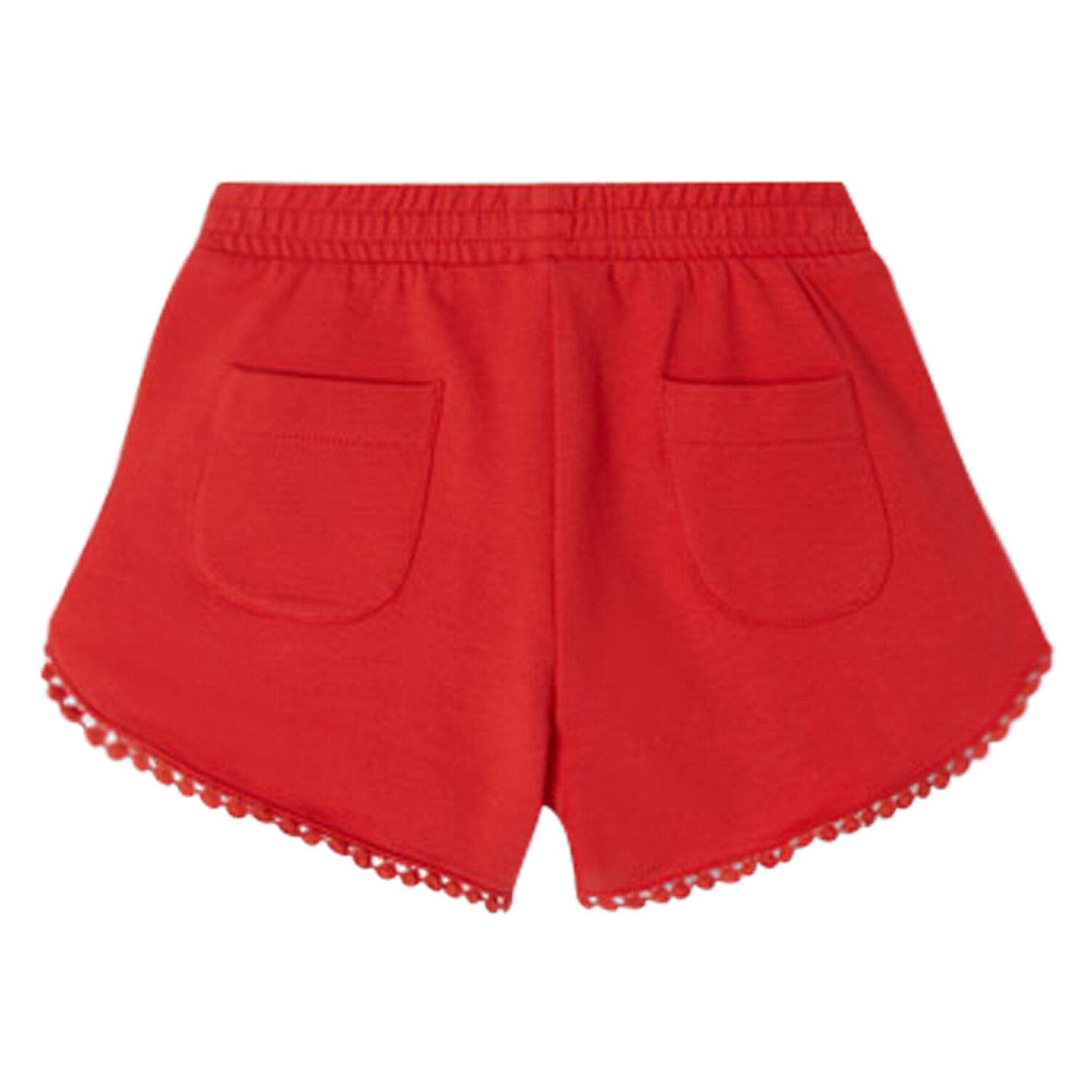 Girls Red Shorts, 4, hi-res