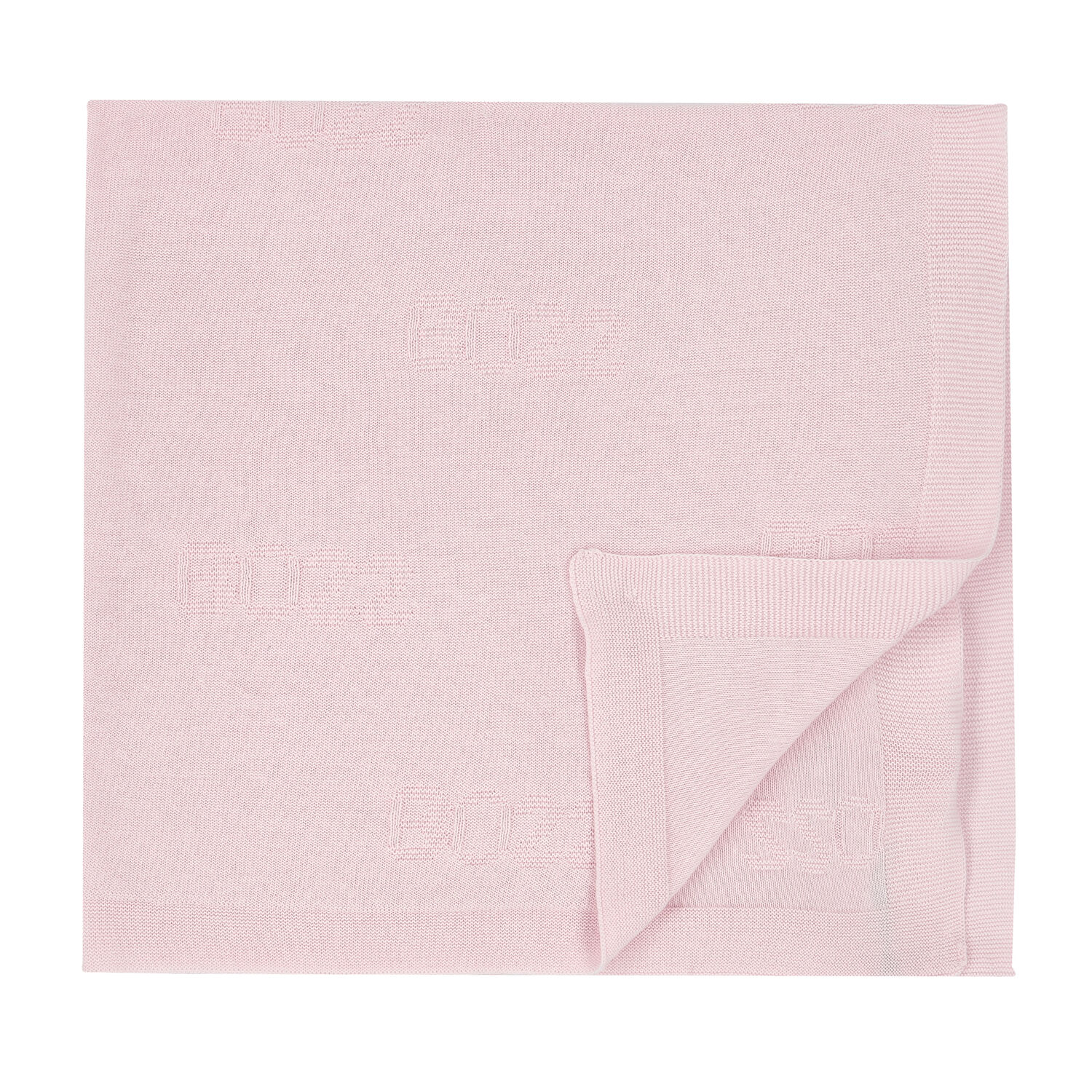 بطانية محبوكة بالشعار باللون الازرق للاولاد, 3, hi-res