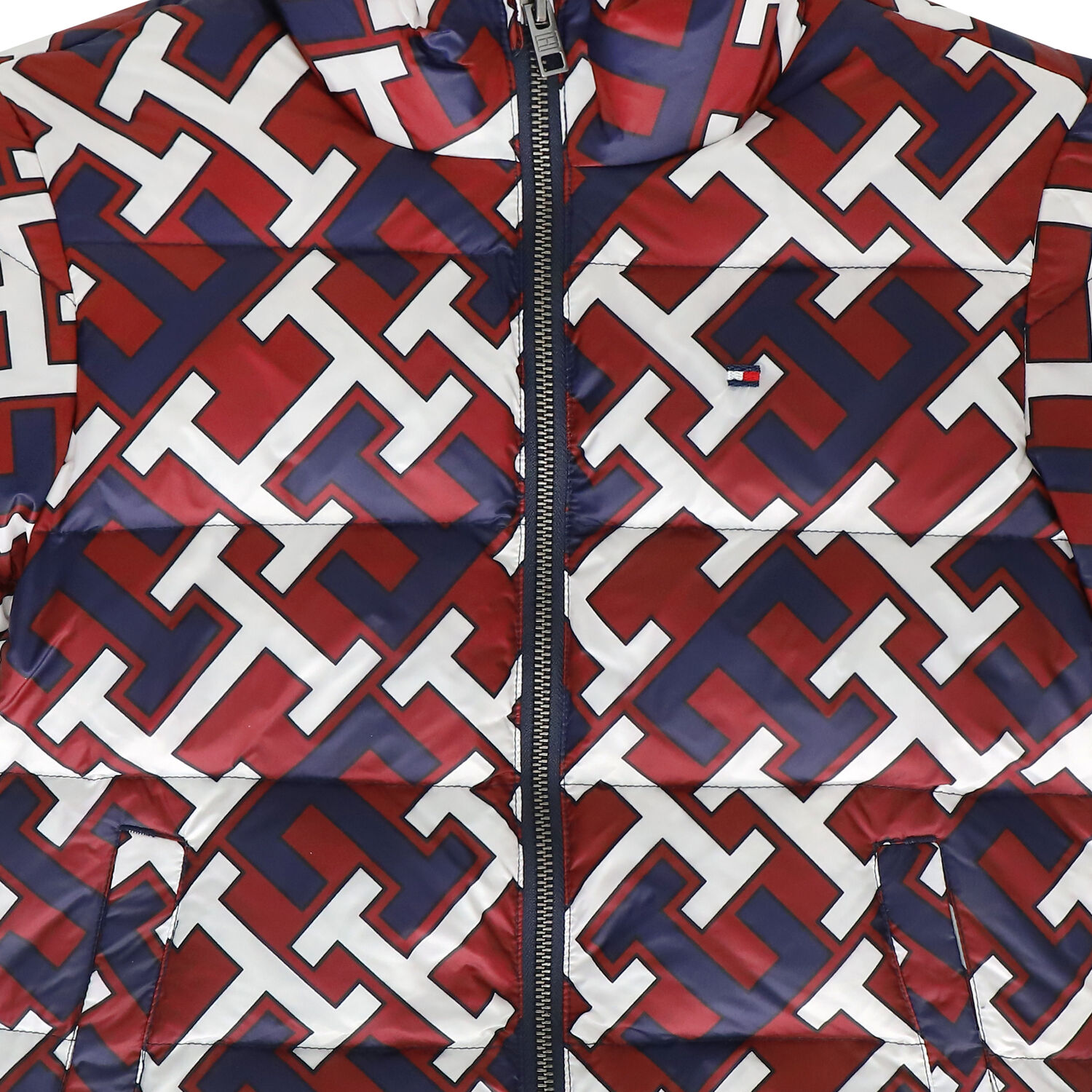 Red Logo Puffer Jacket, 1, hi-res image number null