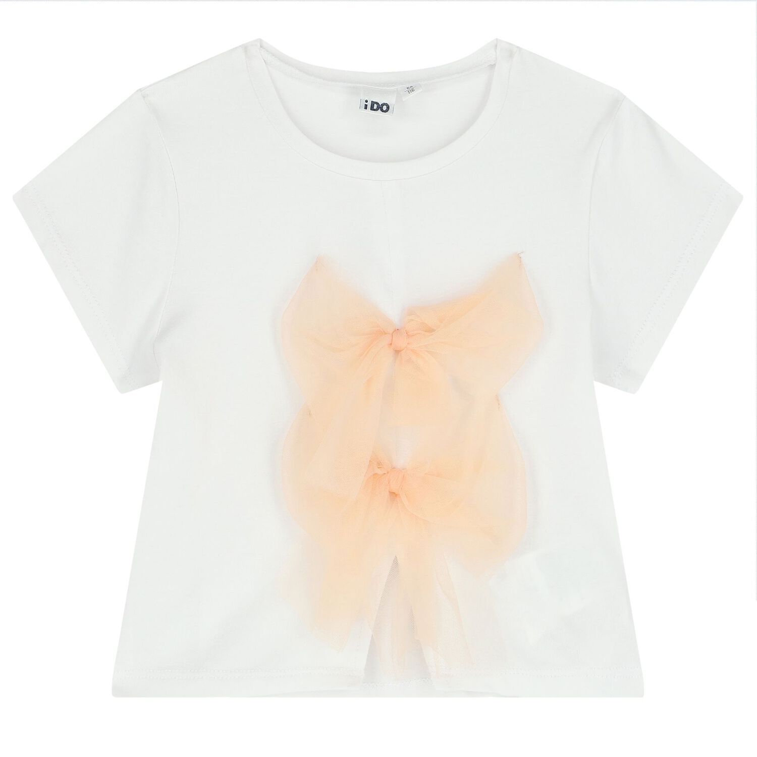 طقم بنات تنورة تول باللون الأبيض والوردي, 1, hi-res