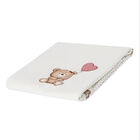 Baby Girls Ivory Teddy Bear Blanket, 1, hi-res
