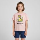 Girls Pink Tiger Logo T-Shirt, 1, hi-res