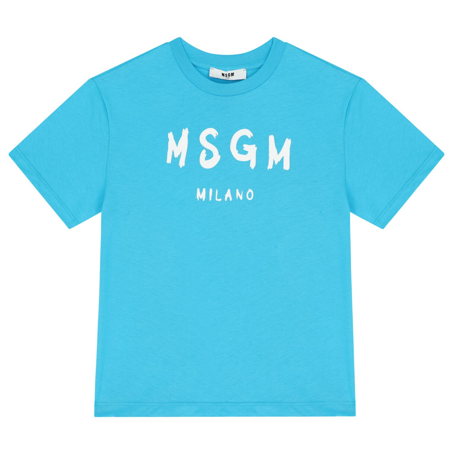 تيشيرت بالشعار باللون الأزرق, 5, hi-res