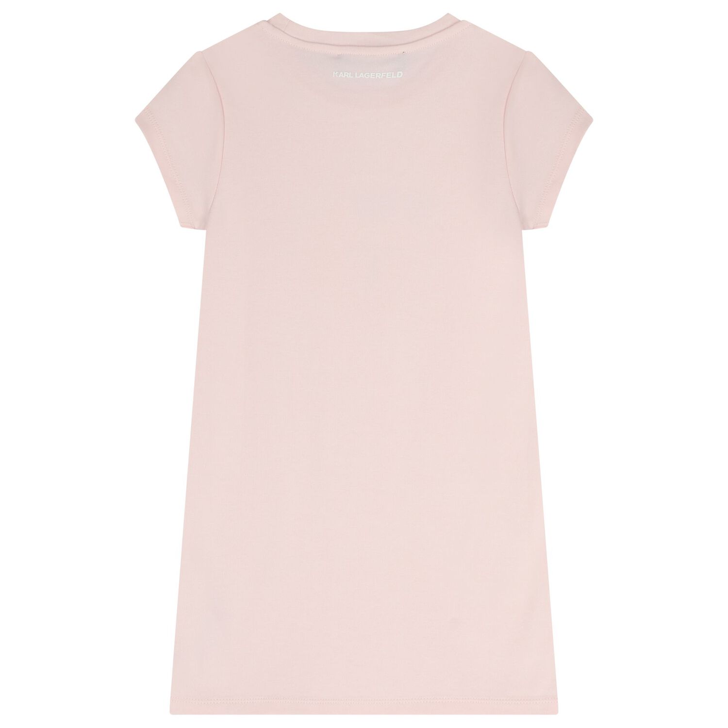 Girls Pink Choupette T-Shirt Dress, 2, hi-res