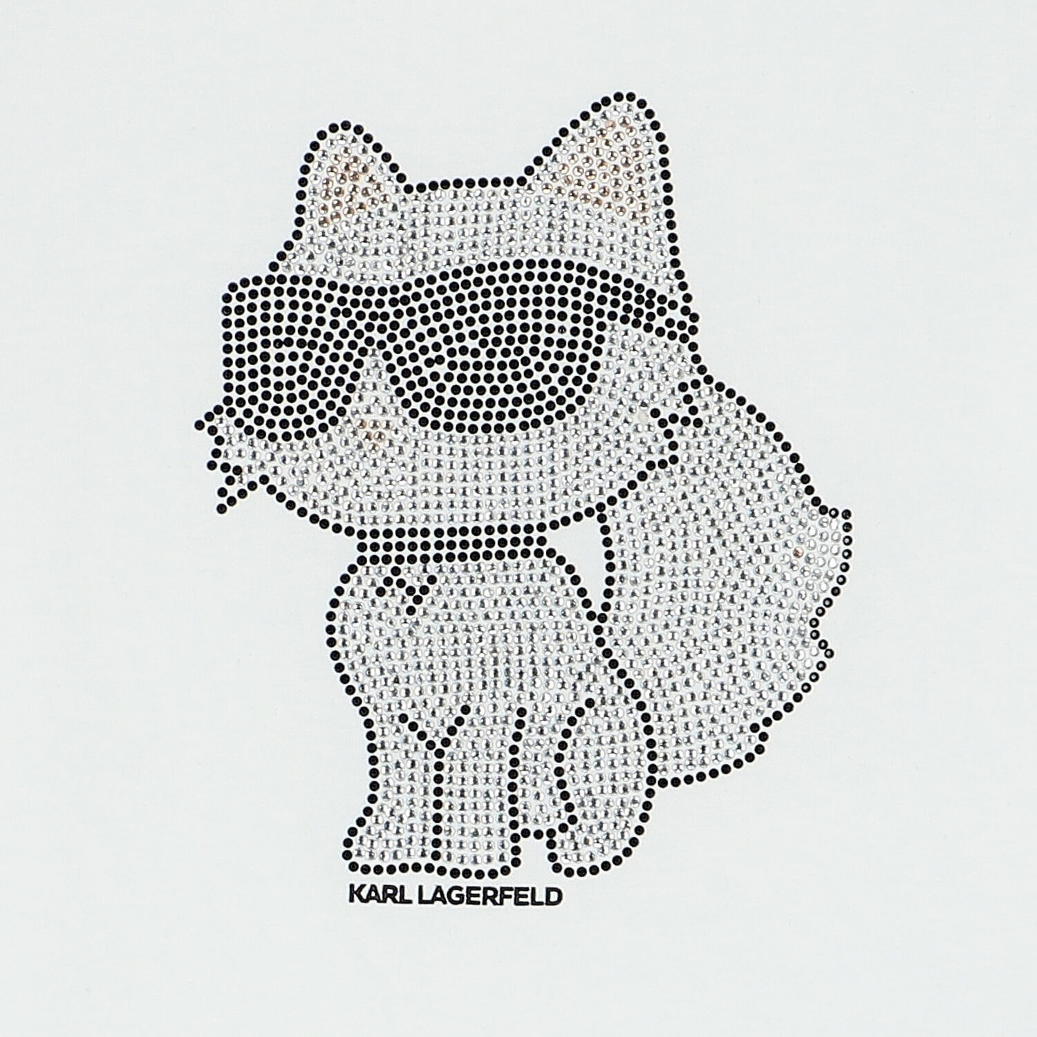 Girls White Choupette Long Sleeve Top, 1, hi-res