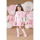 جوارب بنات بفيونكة باللون الأبيض, 1, hi-res