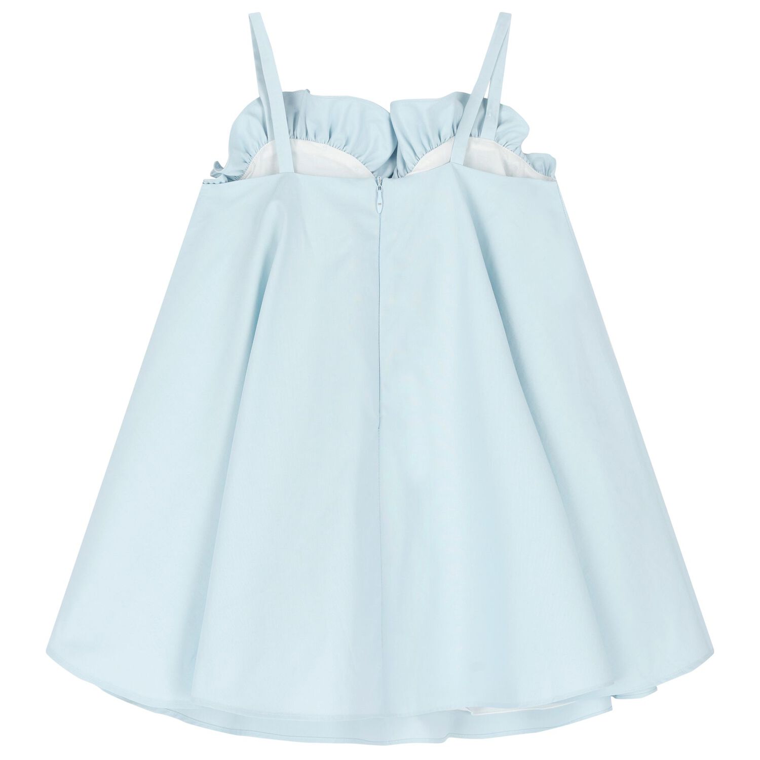 فستان بنات بطبعة الزهور باللون الأزرق, 2, hi-res image number null