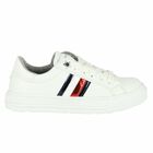 Girls White Logo Trainers, 1, hi-res