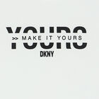 Girls White Logo Crop Top, 1, hi-res