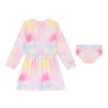 Baby Girls Multi-Coloured Logo Dress Set