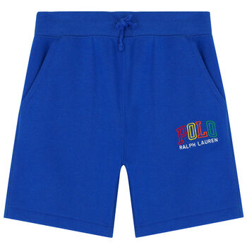 Boys Blue Logo Shorts