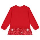 Girls Red Logo Leggings Set, 1, hi-res